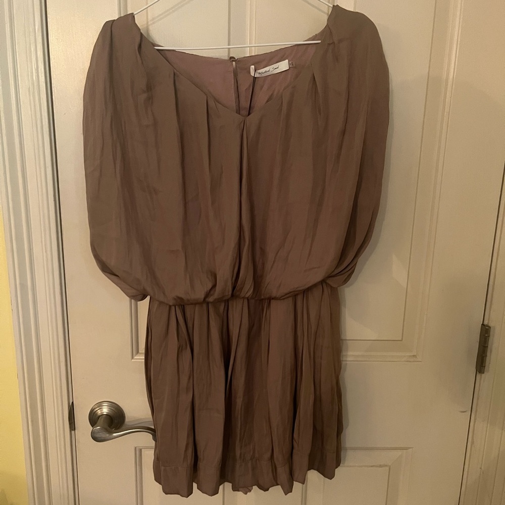 Mustard seed medium tan romper. Precious. New with tags